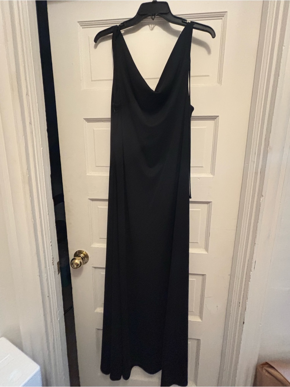 Wayf Black Cowl Slip Gown